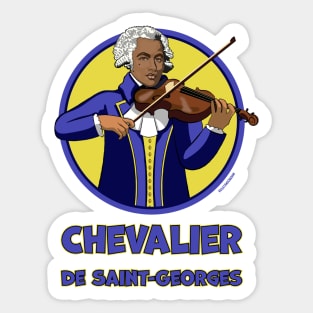 Chevalier de Saint-Georges hero violinist Sticker